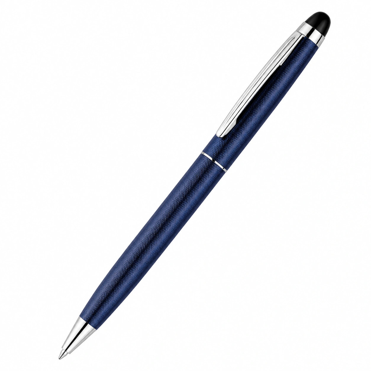 Bolígrafo Azul de Escritura Suave con Clip Metálico
