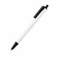 Bolígrafo Retráctil Negro y Blanco con Escritura Suave