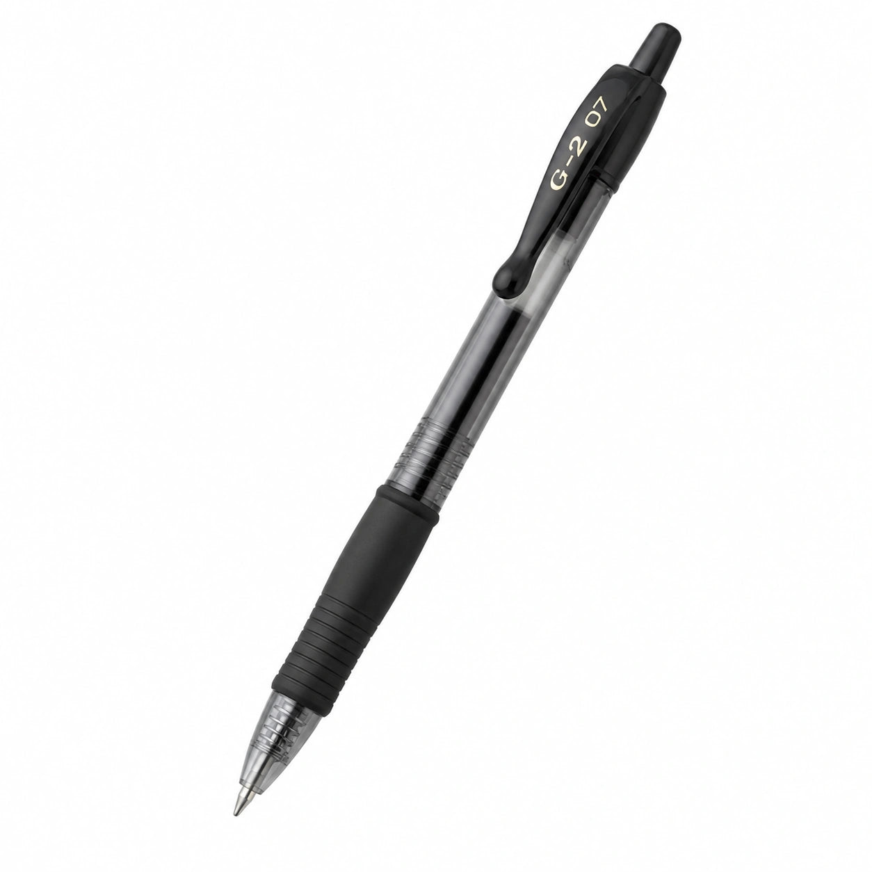 Bolígrafo Retráctil Negro 0.7mm Tinta Gel Suave