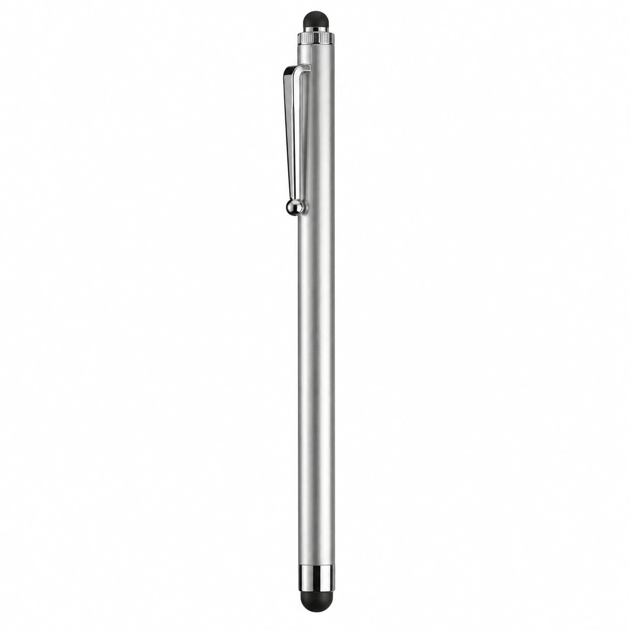 Lápiz táctil capacitivo plateado para pantallas