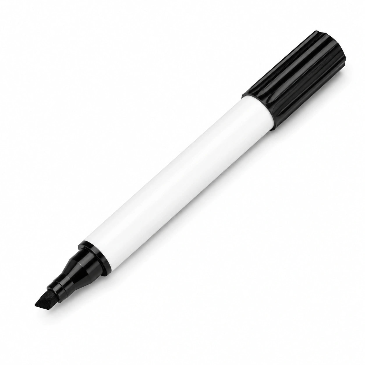 Rotulador Negro de Punta Biselada para Pizarra Blanca
