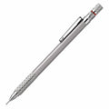 Portaminas de Metal Plata 0.5 mm con Clip y Grip Texturizado