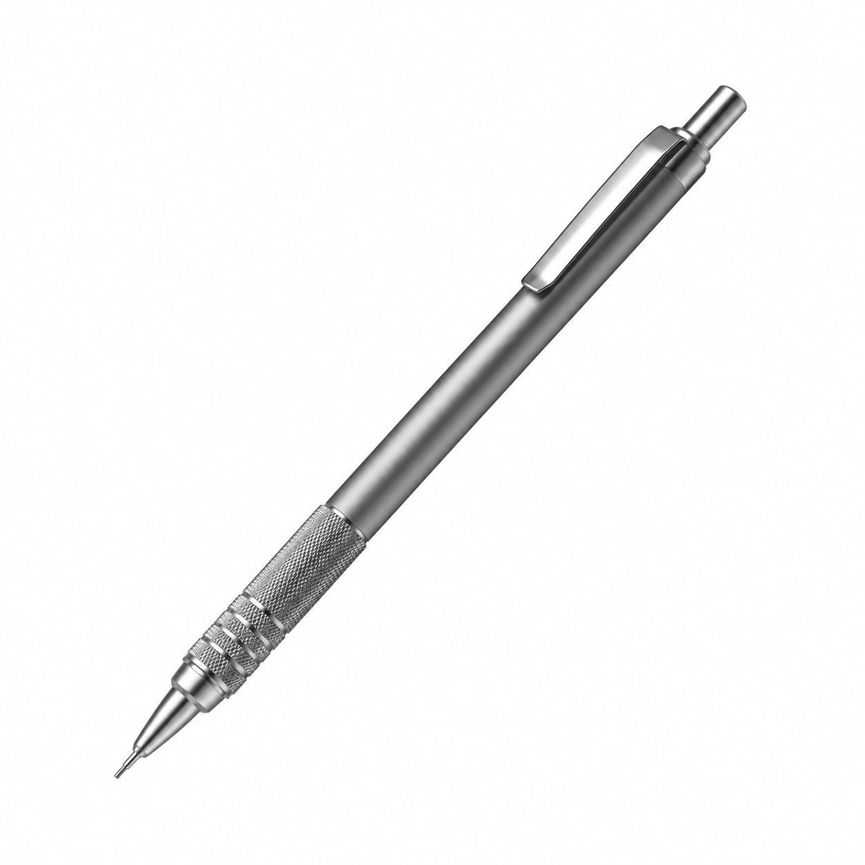 Portaminas Metálico 0.5mm Plateado