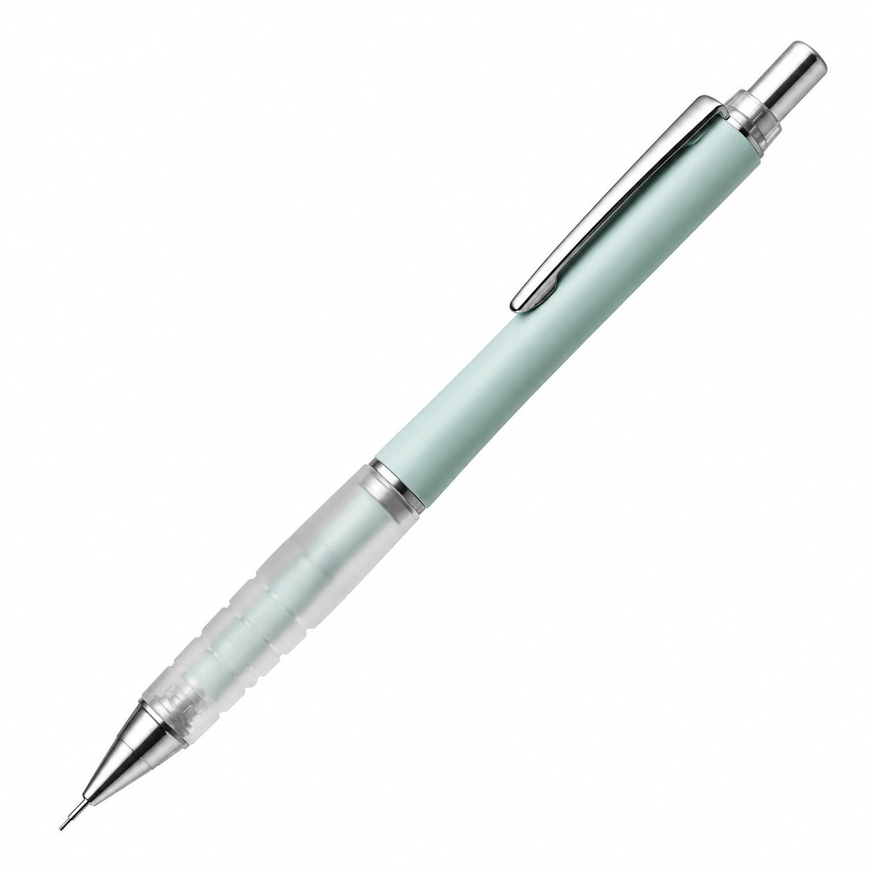 Portaminas 0.5mm Verde Menta con Clip Metálico
