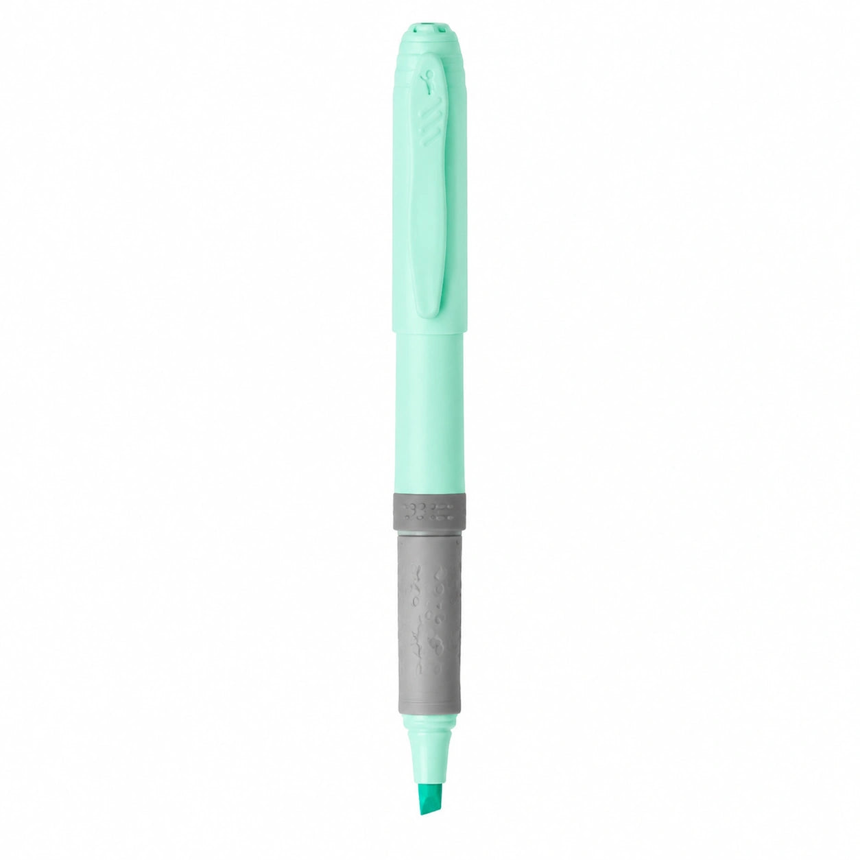 Resaltador Verde Pastel con Punta Biselada