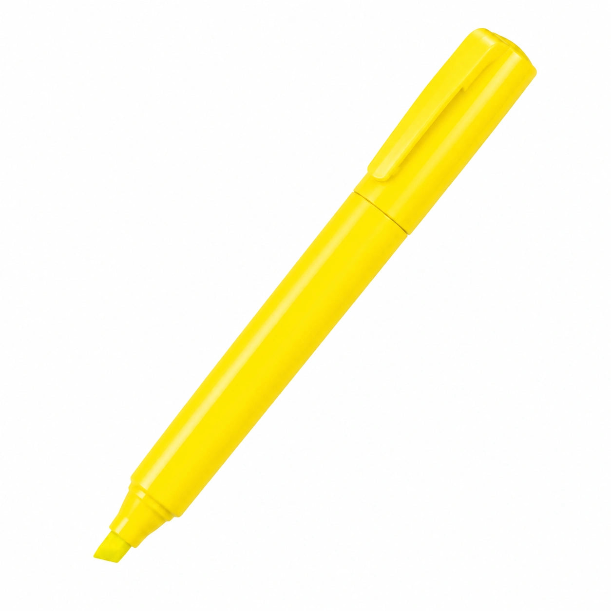 Rotulador Resaltador Amarillo Punta Biselada Secado Rápido